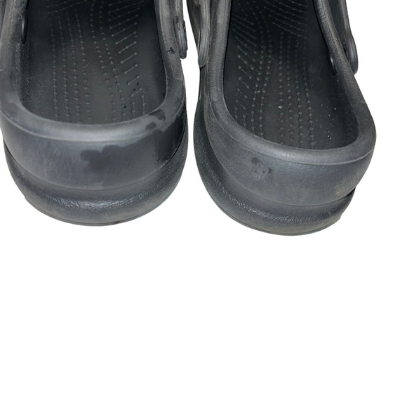 Crocs Bistro work Clog Black Slip On Shoes Slip Resistant Men 10/ Wmn 12 - Picture 4 of 4